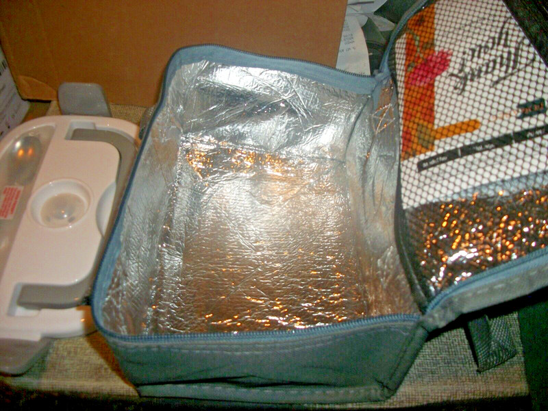 NEW 110Volt/12 Volt Electric Lunch Box - Stainless Steel Pot With Insulated Bag gallery