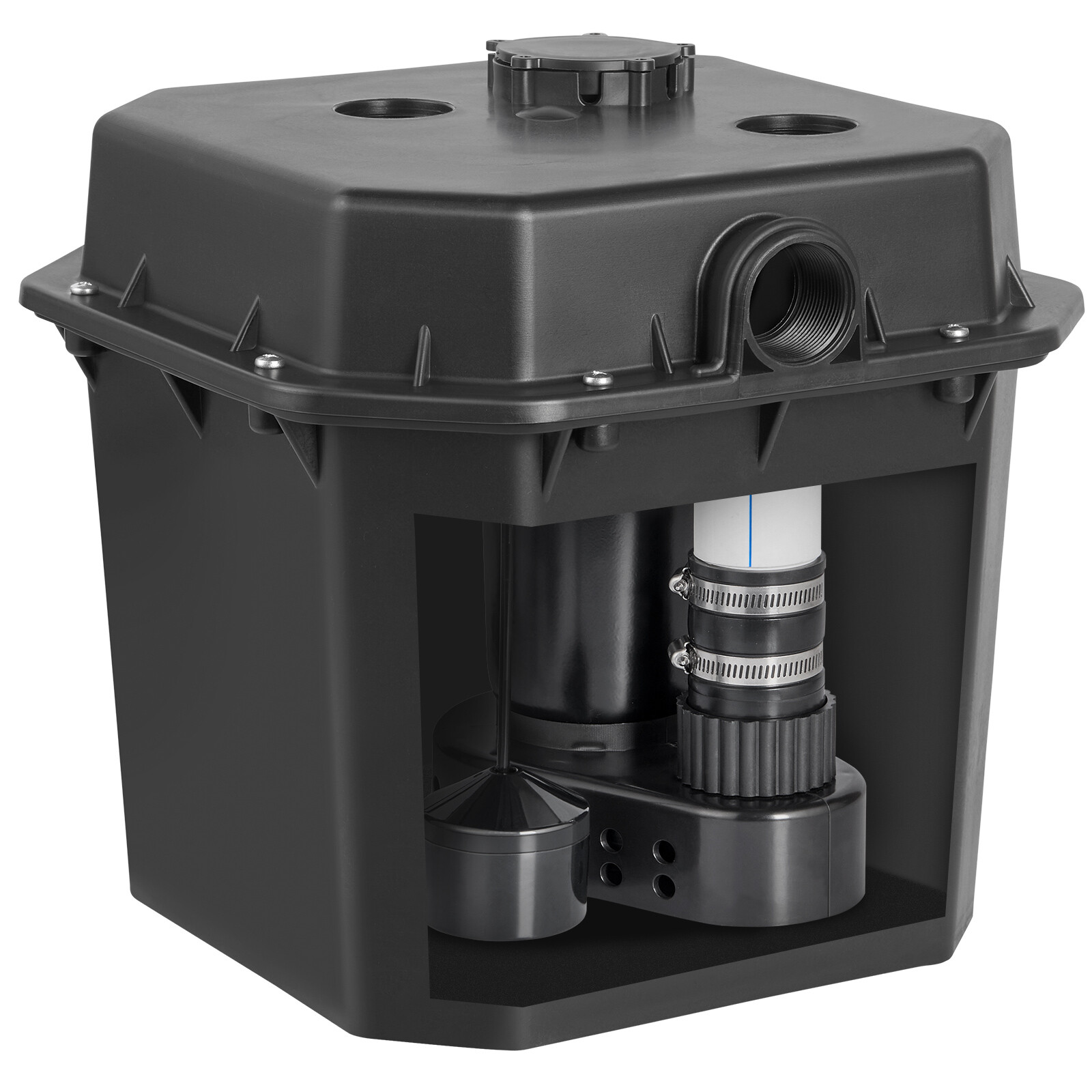 VEVOR Utility Sink Pump Laundry Sink Drain Pump System 1/2 HP 3500 GPH 28ft Head gallery