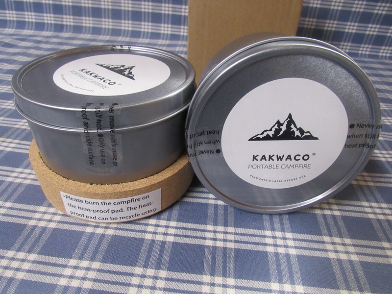 KAKWACO Portable Campfire Maker 3-5 Hours of Burn Time. New 2 Pcs. FREE SHIPPING gallery