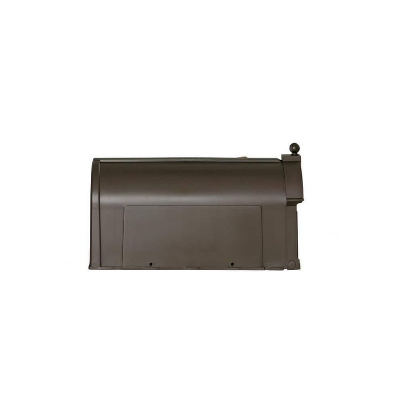 Bronze Post Mount Mailbox, Large, Keeps Mail Dry, Heavy Duty for Rural gallery