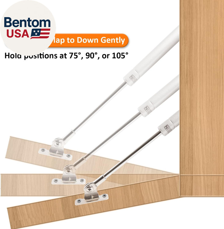 2 Pack 150N/33LBS Drop down Gas Struts for Downward Flap Lid Slowly Down, Such a gallery