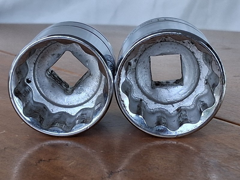 TWO 1/2" Sockets 12 Point URREA 5430M / 5431M, 30 mm AND 31 mm, Excellent Cond. gallery