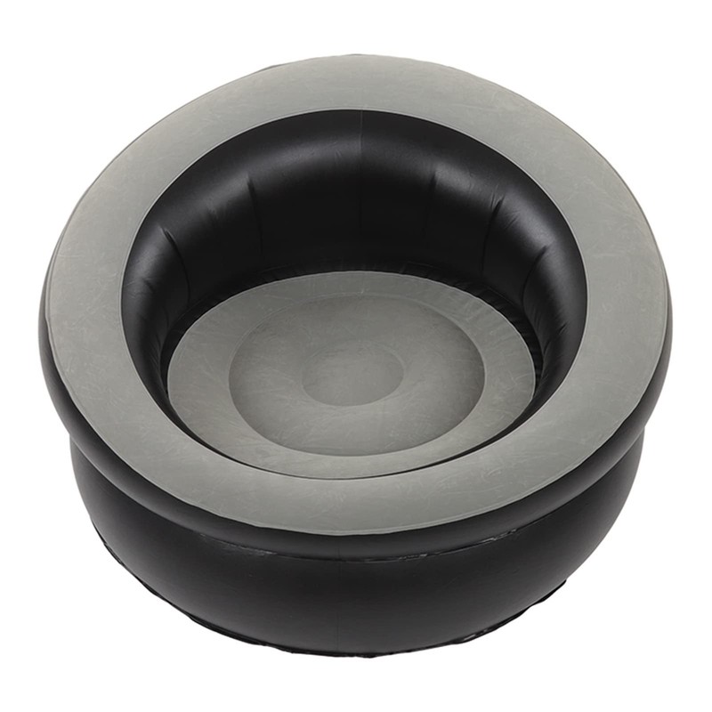 Inflatable Chair Couch Sofa Ergonomic Blow up Chair Heavy-Duty PVC Flocking P... gallery