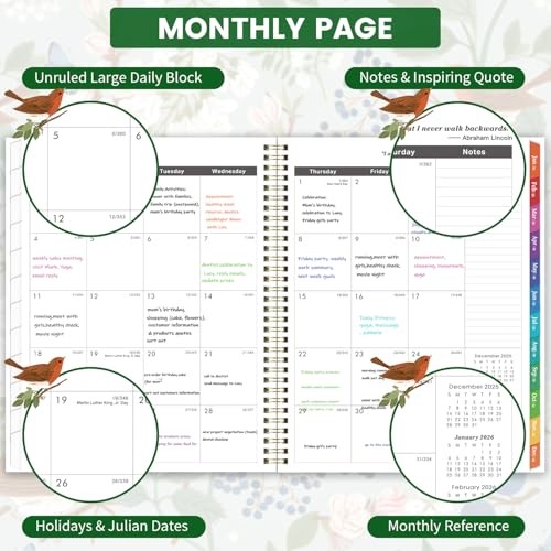 2026-2028 Monthly Planner/Calendar - 3 Year Monthly Planner 2026-2028, January gallery