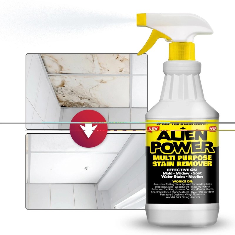 Alien Power Stain Remover Kit – Mold, Mildew & Algae Cleaner with Spray Bottle gallery