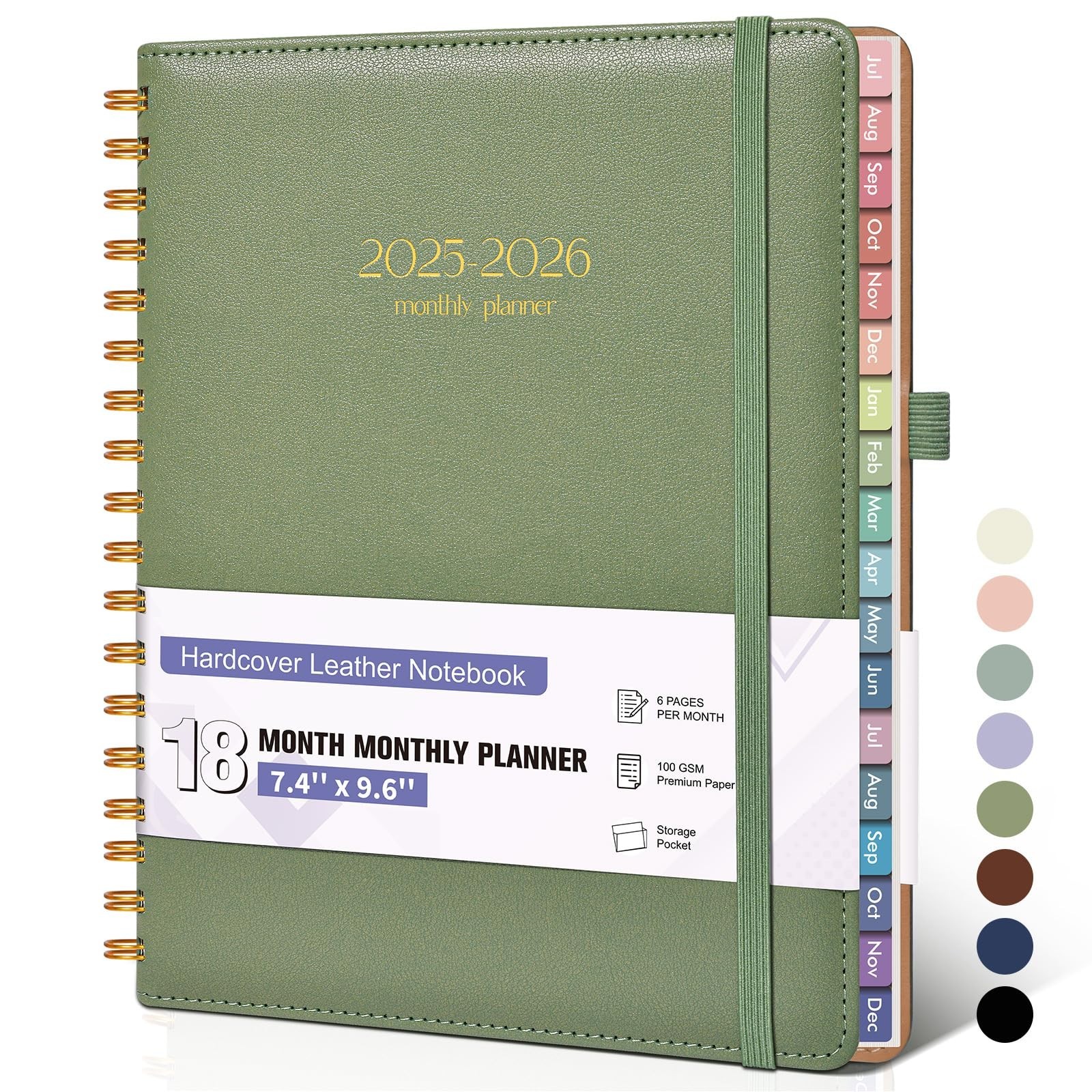 Monthly Planner 2026, 12 Months Hardcover Calendar Planner from January 2026 ... gallery