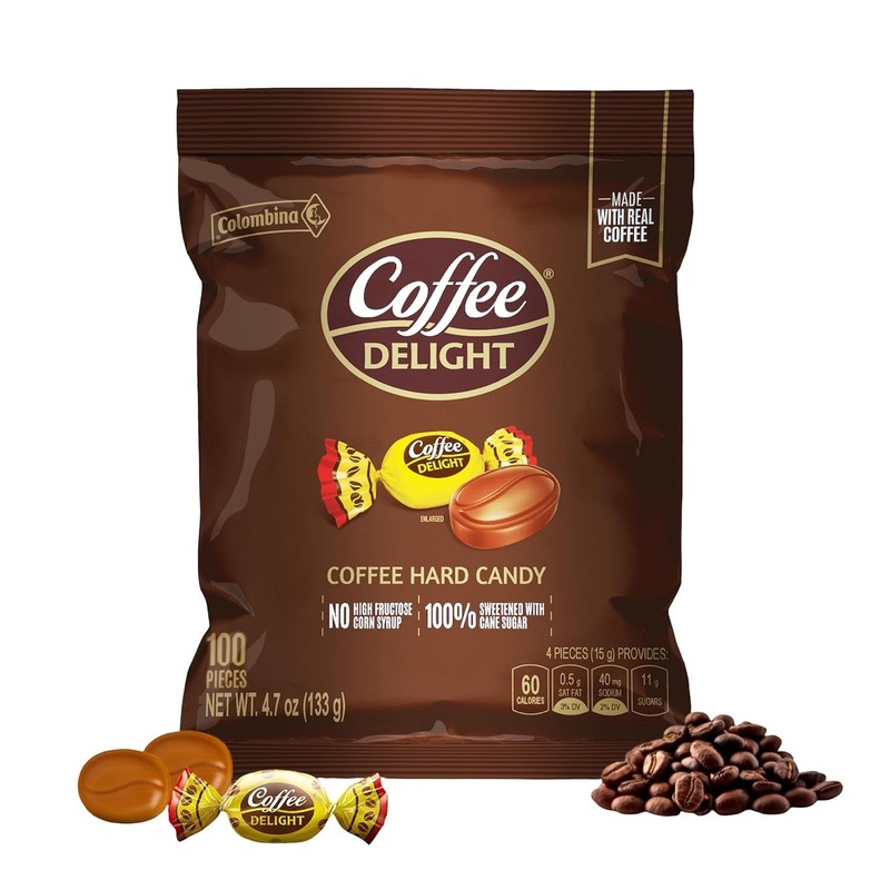 Handcrafted Coffee Flavored Candy - 100 Count, Gluten-Free Treats for Foodies gallery