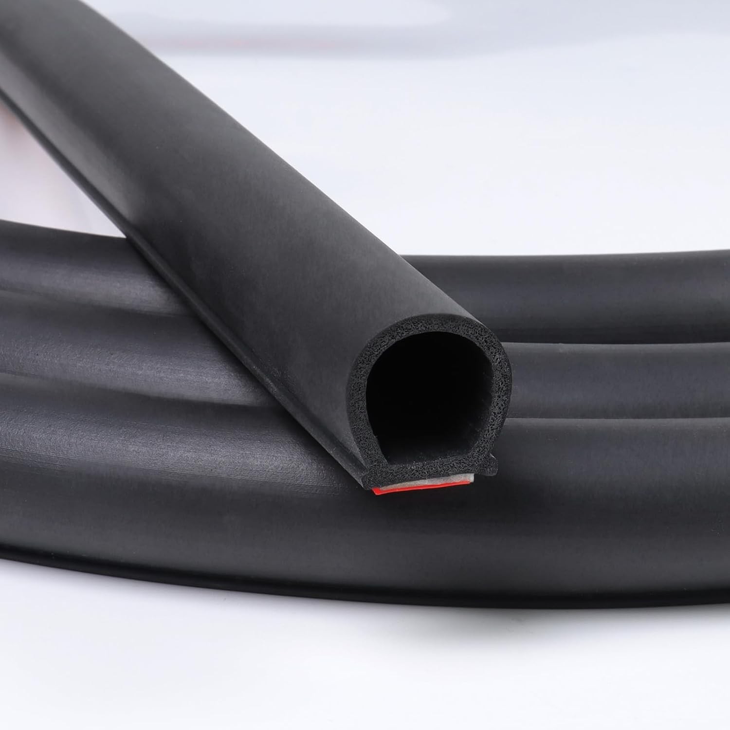 3/4"×3/4" D-Shape Weather Stripping 10FT Heavy Duty Bulb Seal Car Door Window R gallery