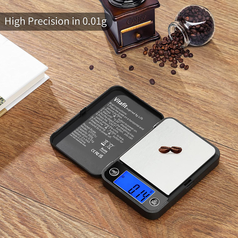 Vitafit 500G Digital Pocket Scale,High Accuracy Assured by Scale Professional Fa gallery