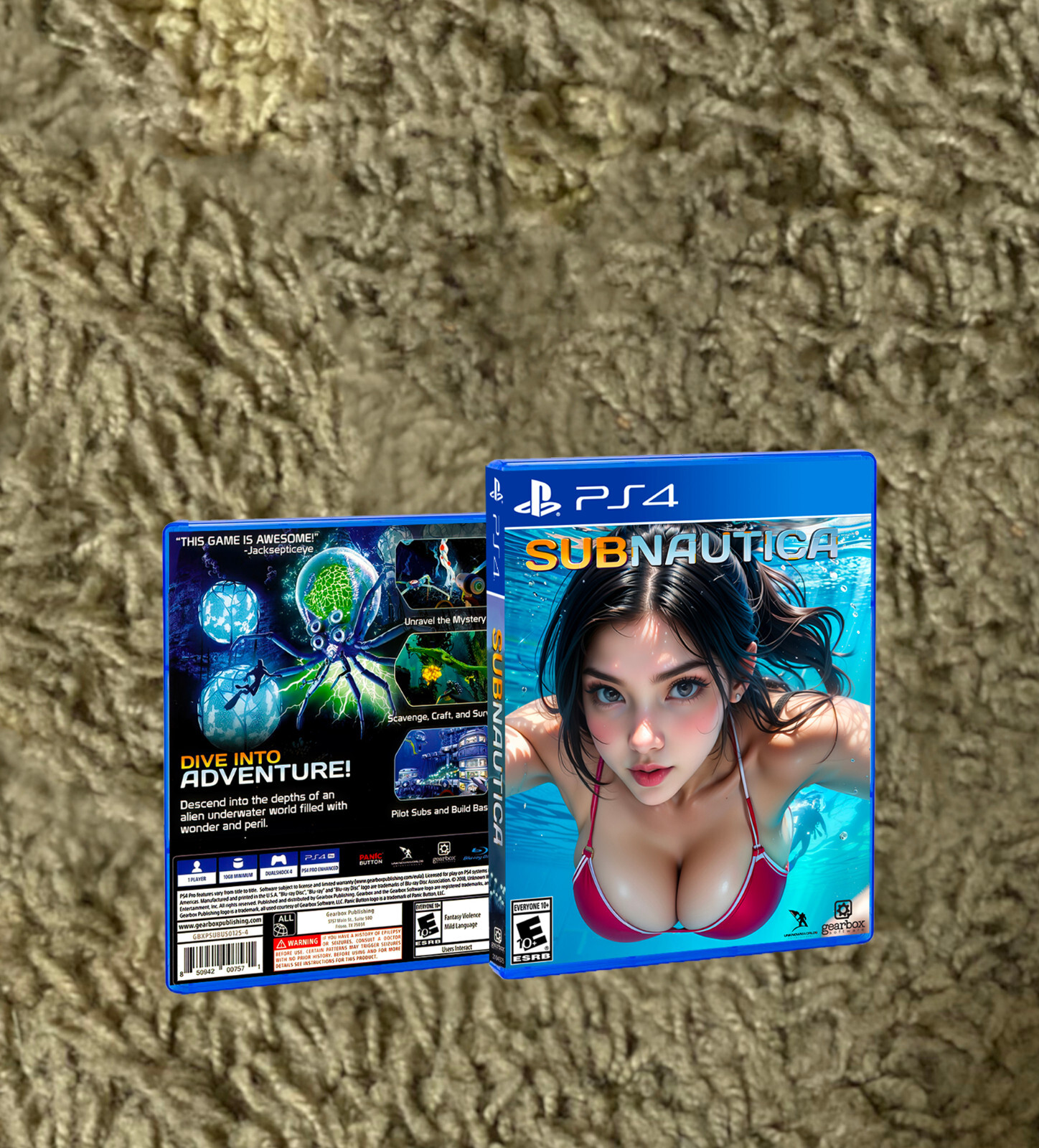 Subnautica & Below Zero PS4 | PS5 CUSTOM COVER ARTS & CASES NO GAME gallery