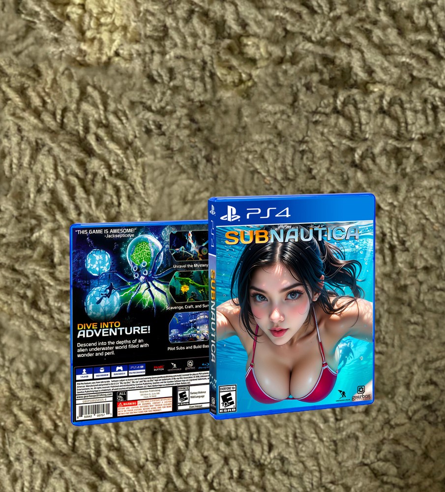 Subnautica & Below Zero PS4 | PS5 CUSTOM COVER ARTS & CASES NO GAME