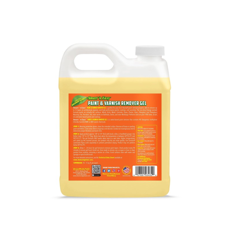 32oz Paint and Varnish Remover Gel Multi Surface Paint Stripping Solution gallery