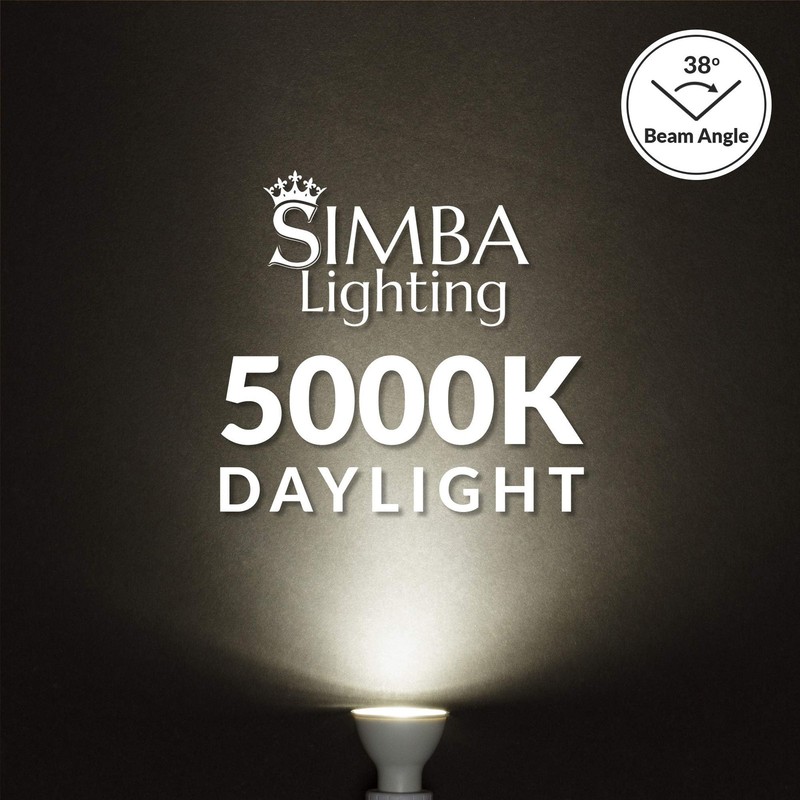 [6 Pack] Simba Lighting® LED GU10 5W Non-Dimmable 50W Replacement Bulb 5000K gallery