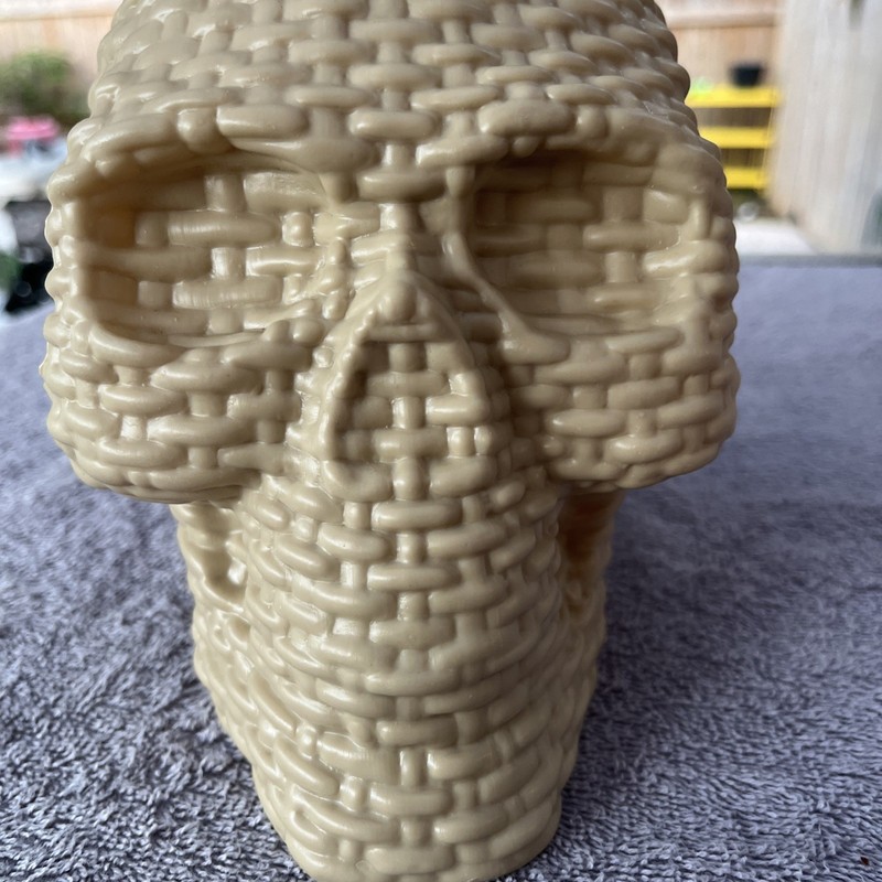 Hyde & EEK! Boutique Skull Decor Beige Indoor Halloween gallery