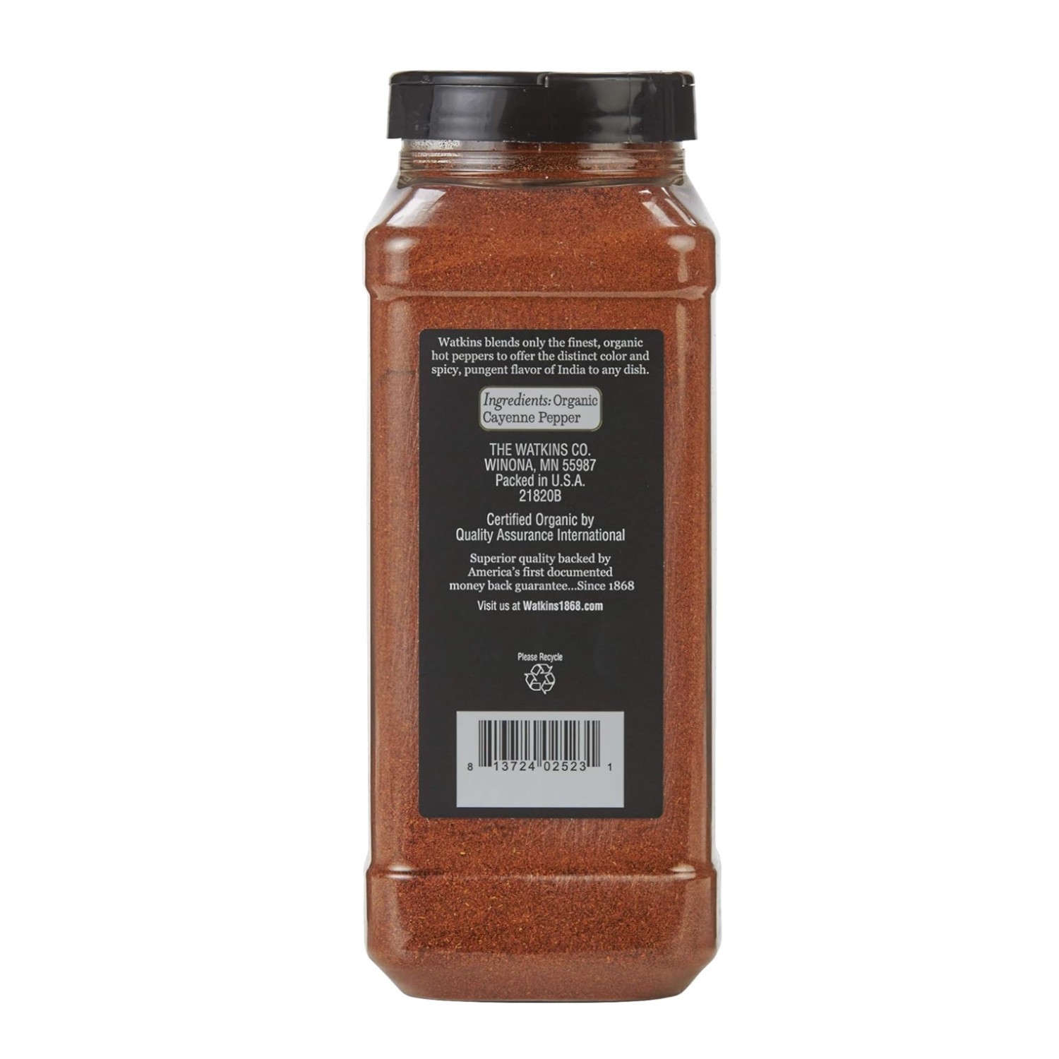 USDA Organic Cayenne Pepper - Bulk Food Service, 16.5 oz gallery