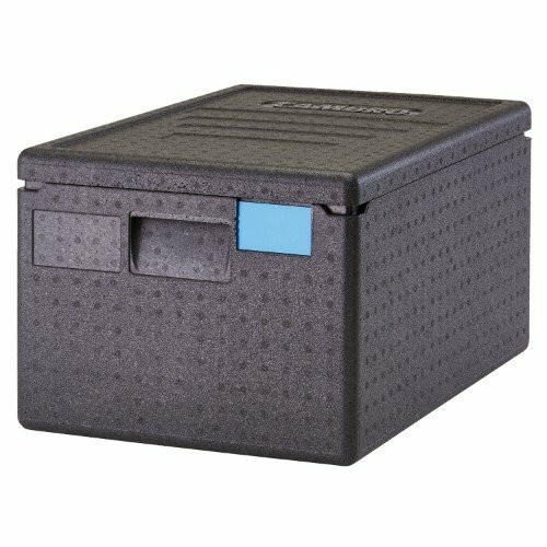Cambro EPP180110 Black Cam Go Box Top Loading Insulated Catering Box | Single gallery