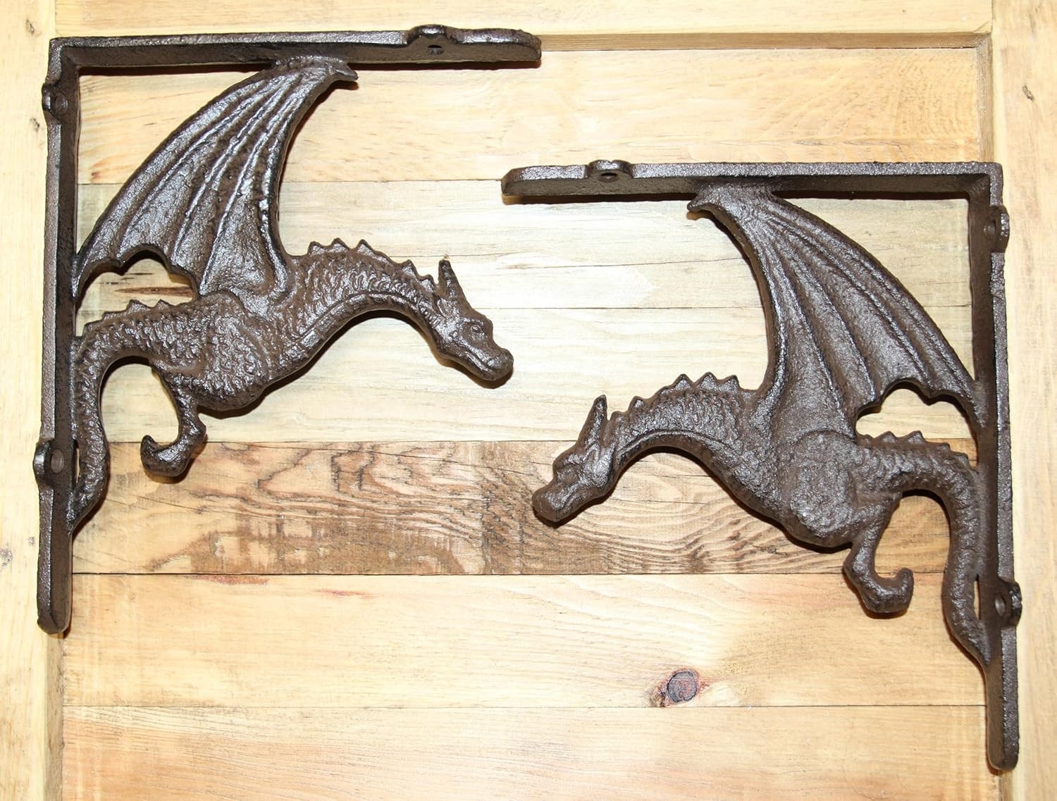 DRAGON SHELF BRACKETS,Corbel,Shelf Brace,All Occasion Gifts,Med-evil Decor,B-11B gallery