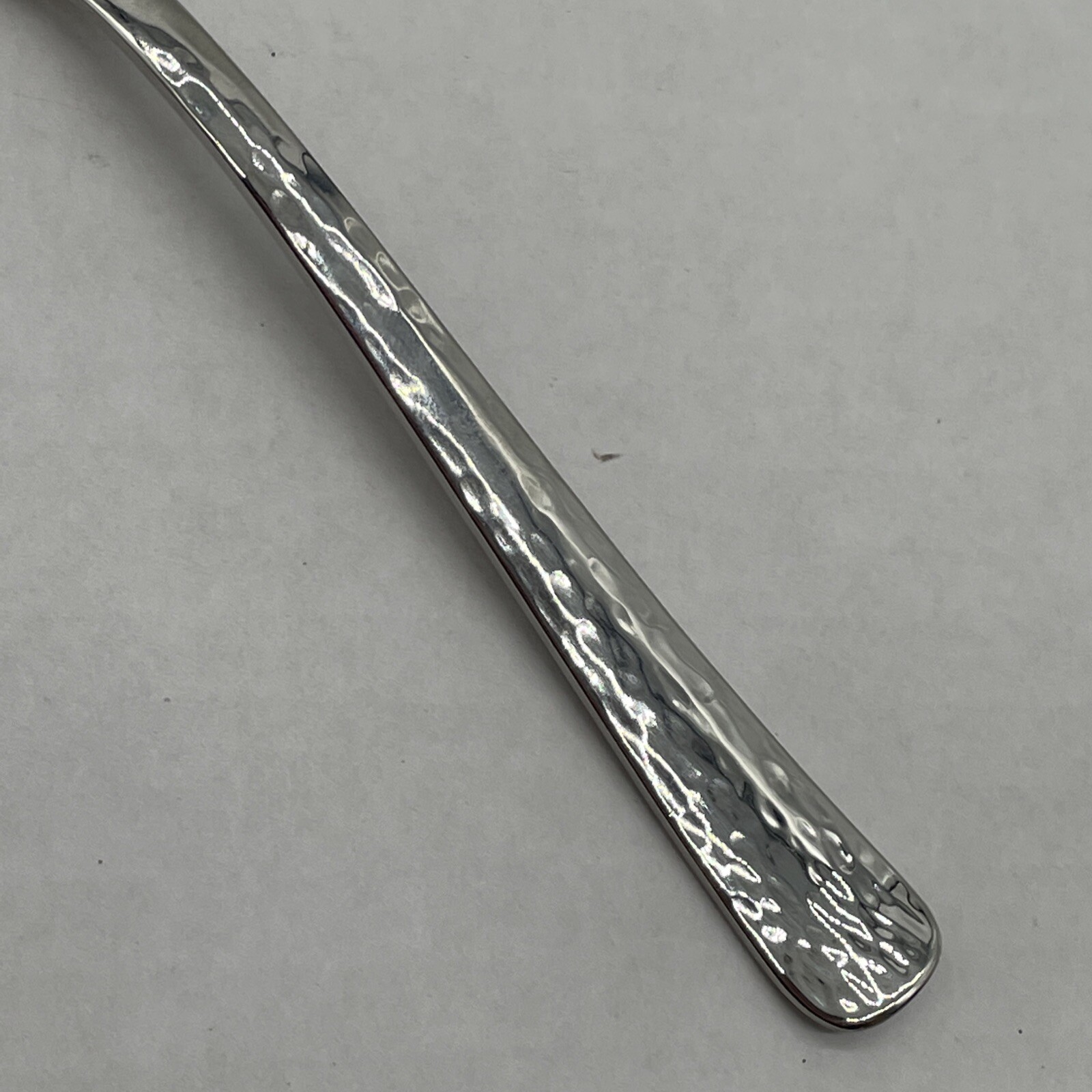 Oneida Silver Martele Teaspoon 6-1/8", Deluxe Stainless Hammered Glossy Spoon gallery