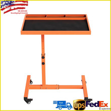 Rolling Tool Tray 28x19in Work Table 220lbs Capacity with Wheels for Garage Shop gallery