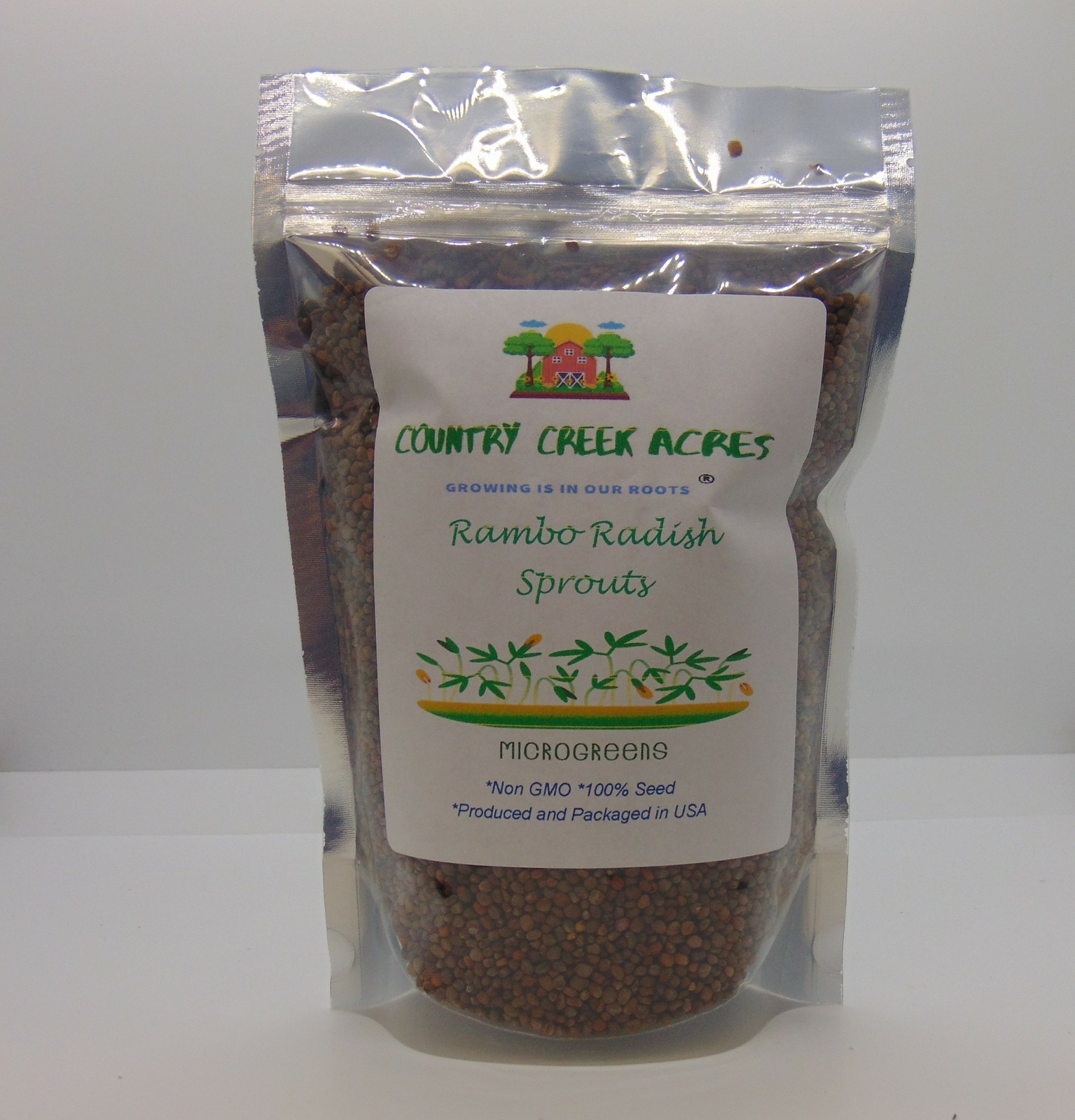 Rambo Radish 4 Ounce Microgreen Sprouting Seeds gallery