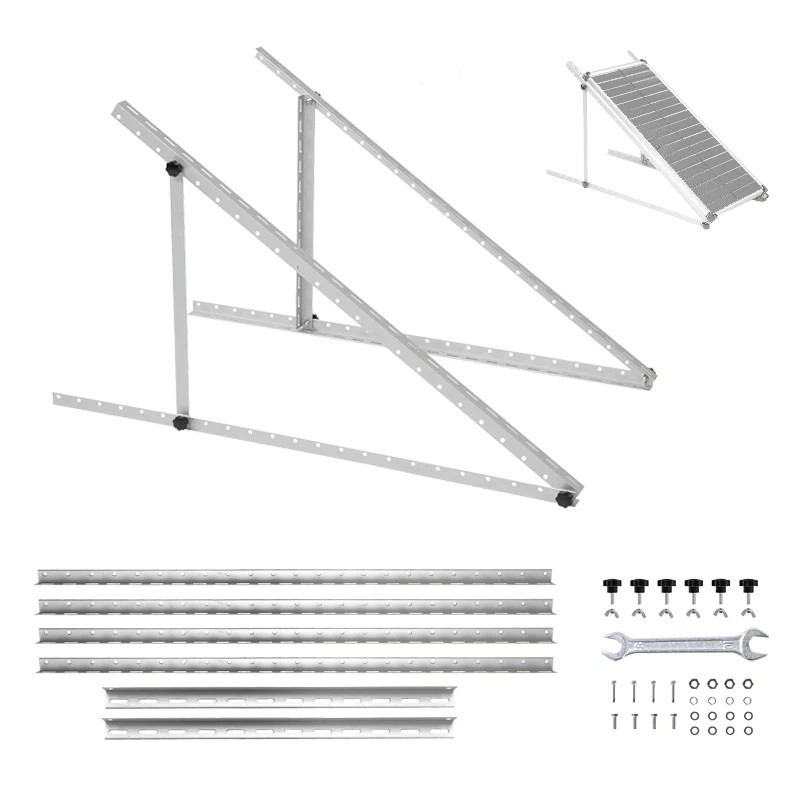 45 inch 0 - 90°Adjustable Solar Panel Mounting Brackets Kit (1/2/4Set) RV System gallery