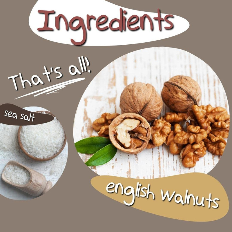Crazy Go Nuts Walnut Butter Plain with Sea Salt - Walnut Spread, Keto, Vegan, Lo gallery