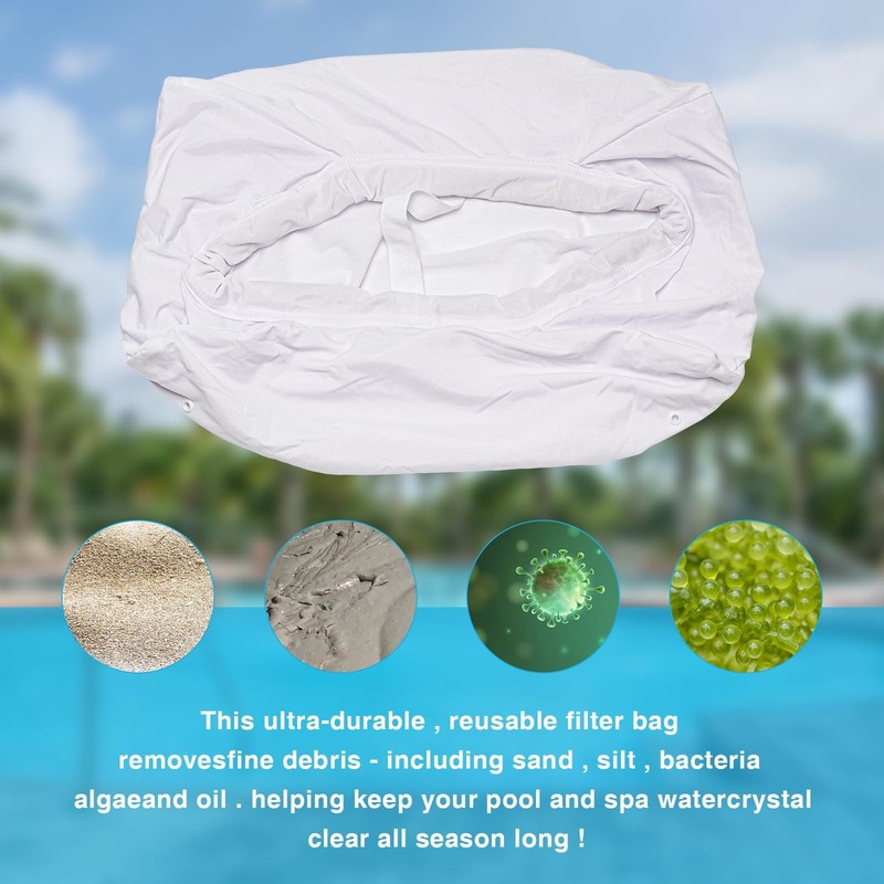 70 Micron Filter Bag Replacement for Dolphin Pool Cleaners Deluxe 4, 5, DX6 gallery