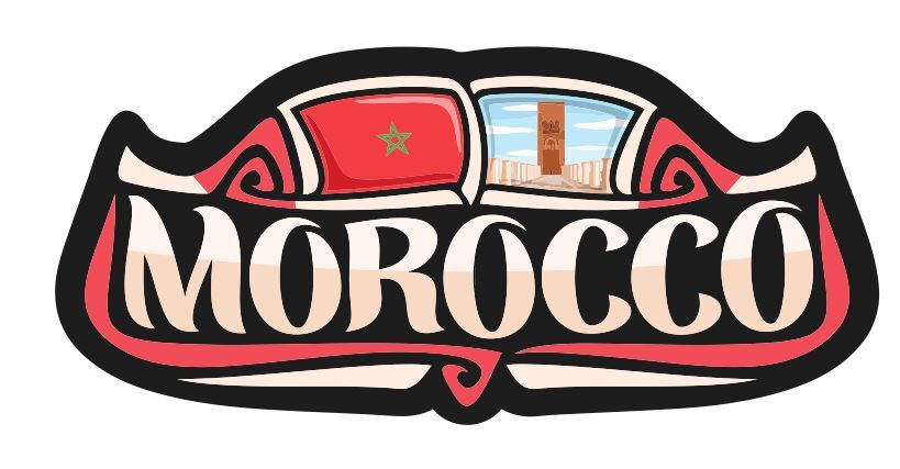 Morocco Sticker Decal A387