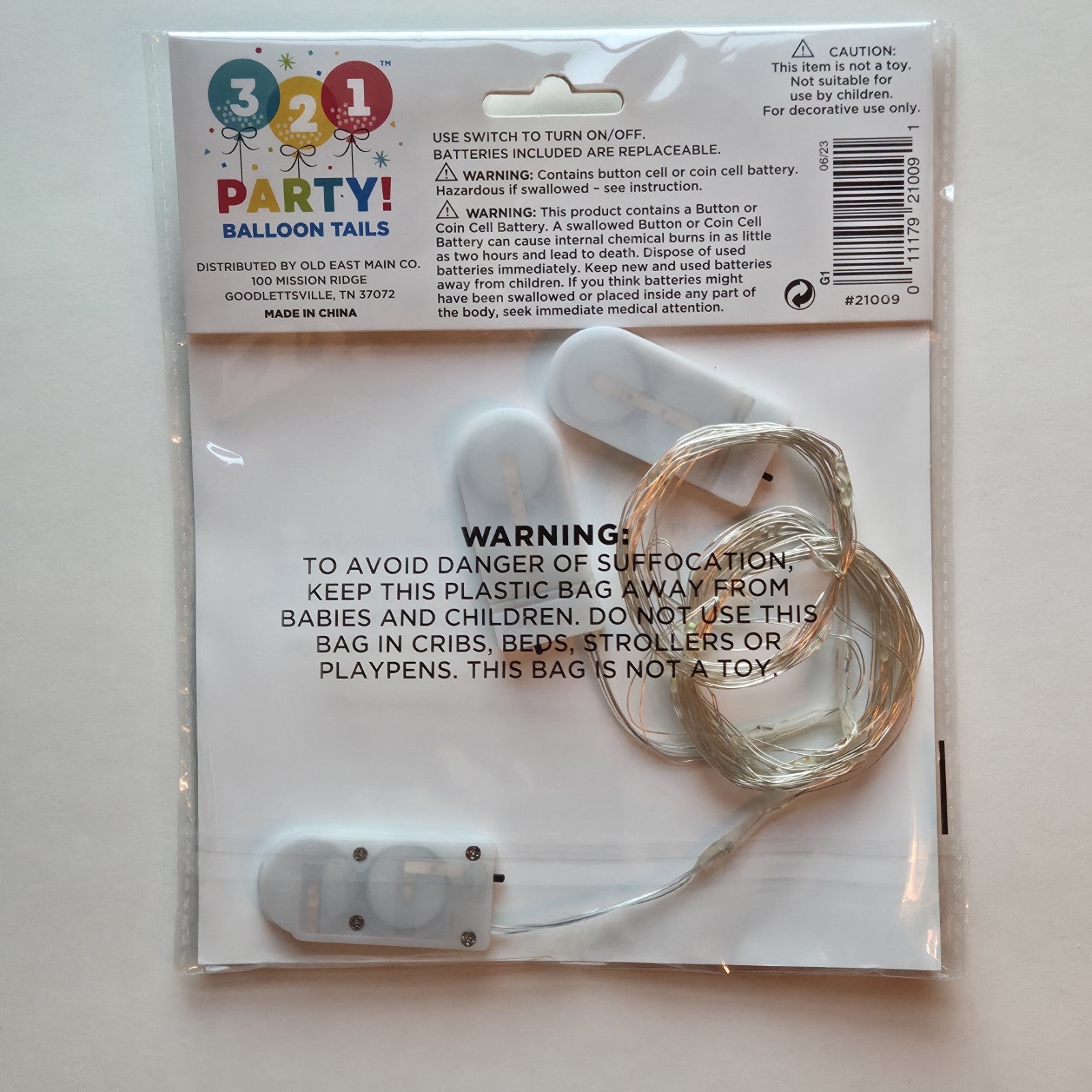 321 Party! LED Balloon Tail 3-Pack Multicolor 5.9 ft Party Theme gallery