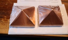 🔥Brand New Post Point 4×4 Deck Post Cap or Fence Post Cap Solid Copper