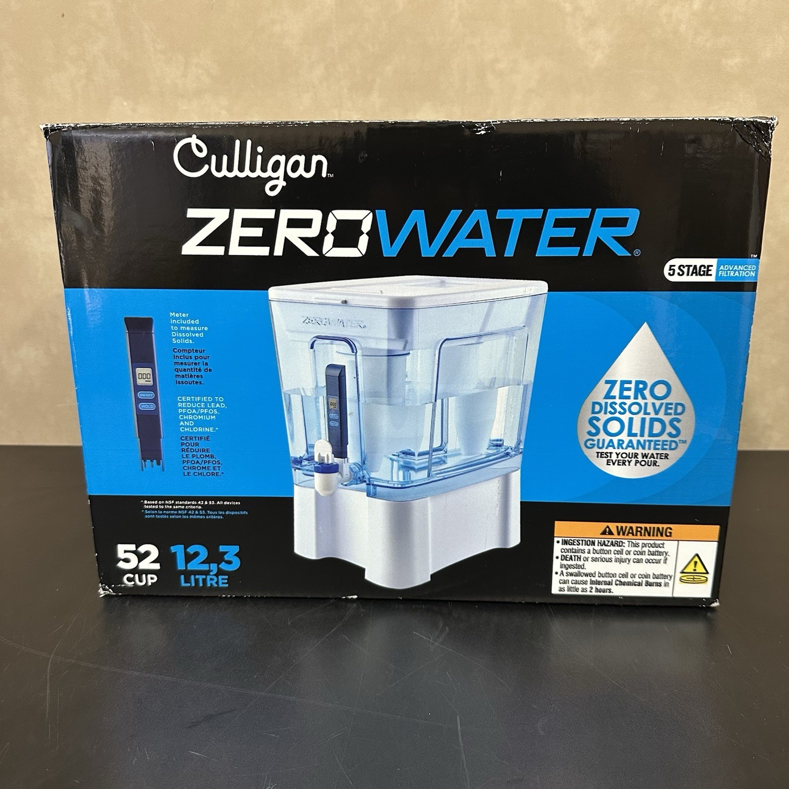 Culligan ZeroWater 52 Cup Ready-Read 5-Stage Water Filtration Dispenser ZD052RR gallery