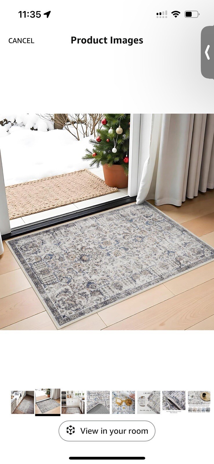 RUUGME Washable Runner Rug 2x3 - Vintage Kitchen Area Rug Stain Resistant Rug gallery