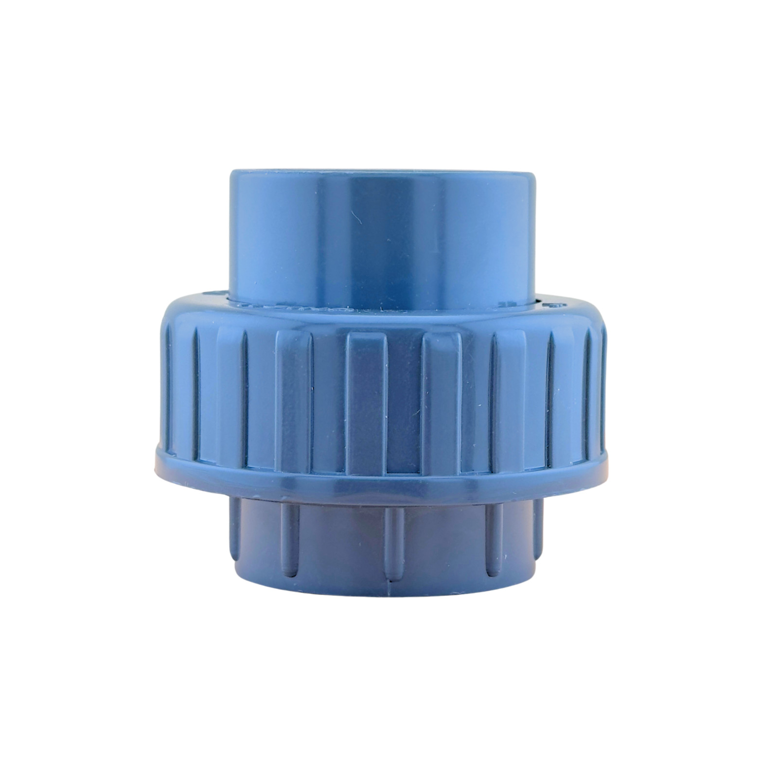 BULK QTY PVC Pipe Fitting UNION Coupling SCH40 (1"x1" SLIP SOCKET); Grey Plastic gallery