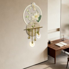 Modern Chinese Style LED Light Decor Wall Art 3D Art Wall Decor w/Remote Control
