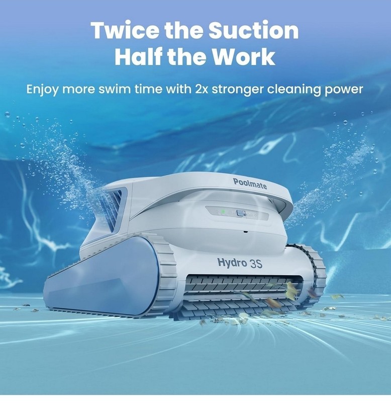 NIB Poolmate Chasing Hydro 3S Robotic Pool Cleaner 300 Mins $650 IngroundAbove gallery