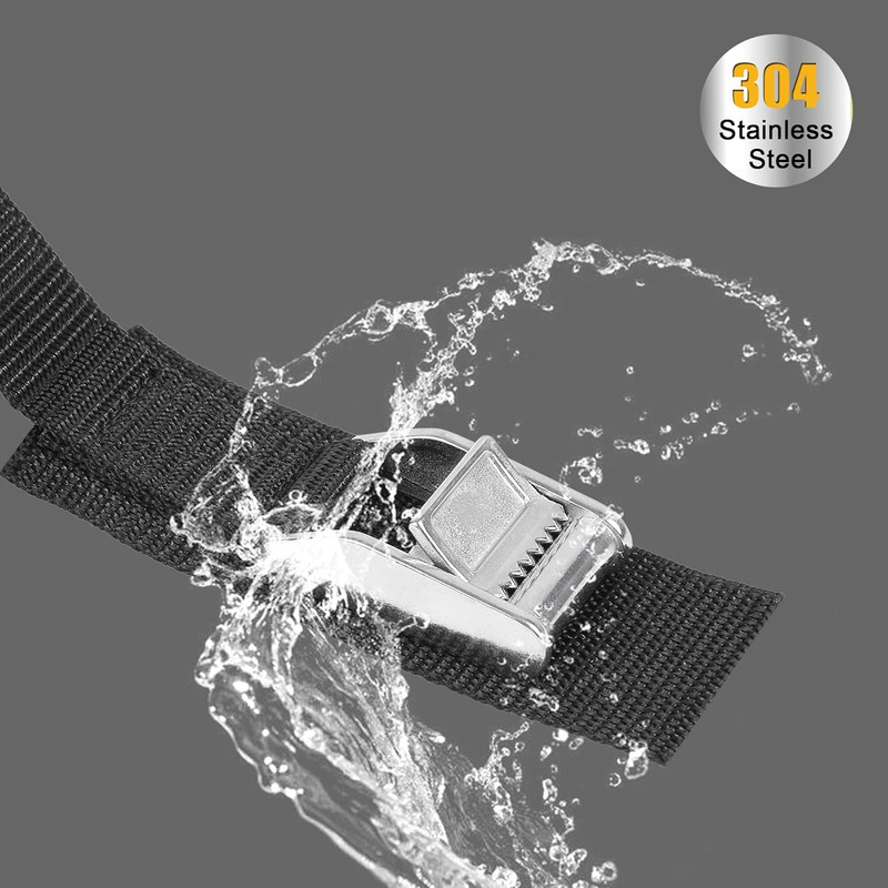 Cam Buckle Tie down Straps Lashing Straps 2200Lbs Break Strength Heavy Duty Car gallery