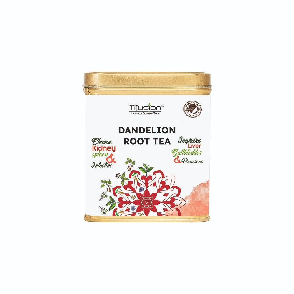 Dandelion Root Tea 100g | Ayurvedic Liver & Kidney Detox | Herbal Wellness Tea