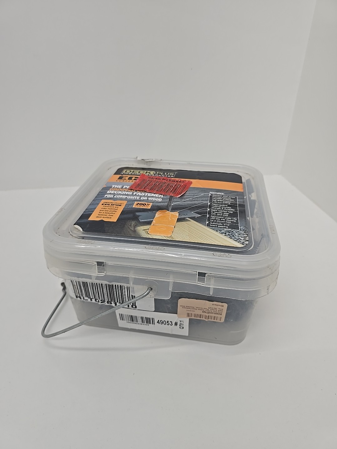 Deck Plus Eclipse Hidden Deck Fasteners, Deck Screws Wood Screws, Stainless Grey gallery