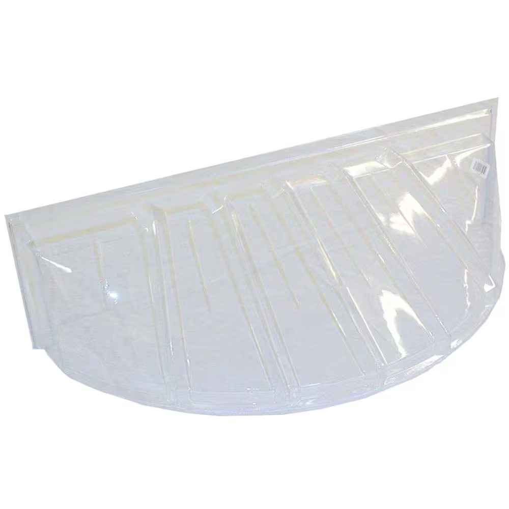 Window Well Cover Plastic Heavy-Duty Clear 19x15 in Basement Protector Durable gallery