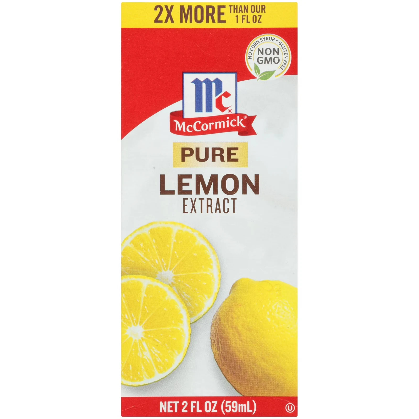 McCormick Non-GMO Gluten Free Pure Lemon Extract, 2.0 fl oz Box gallery