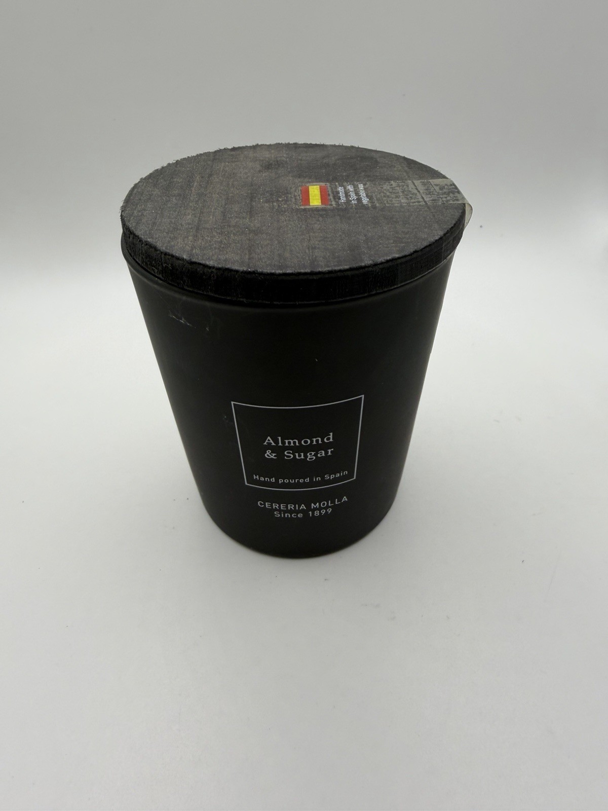 Cereria Molla Almond & Sugar Scented Candle Rare 8 Oz Made In Spain gallery