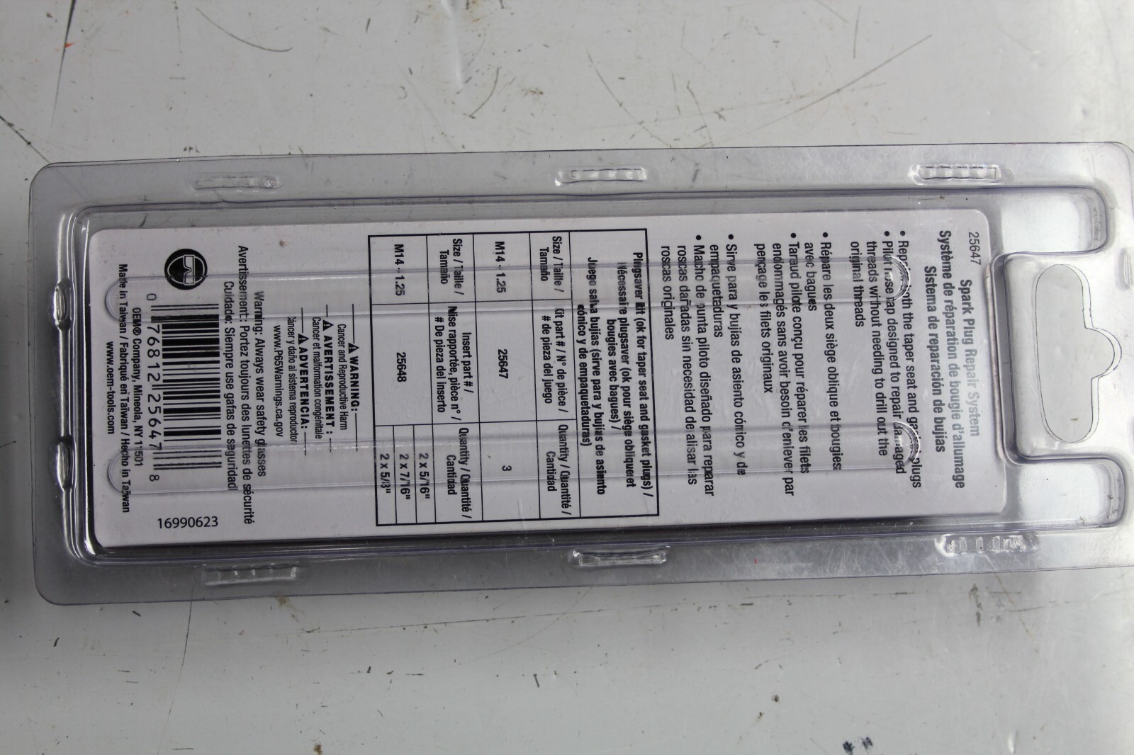 OEM TOOLS 25627 Fix A Thread Non Locking Helical Thread Repair Kit M14-1.25 gallery