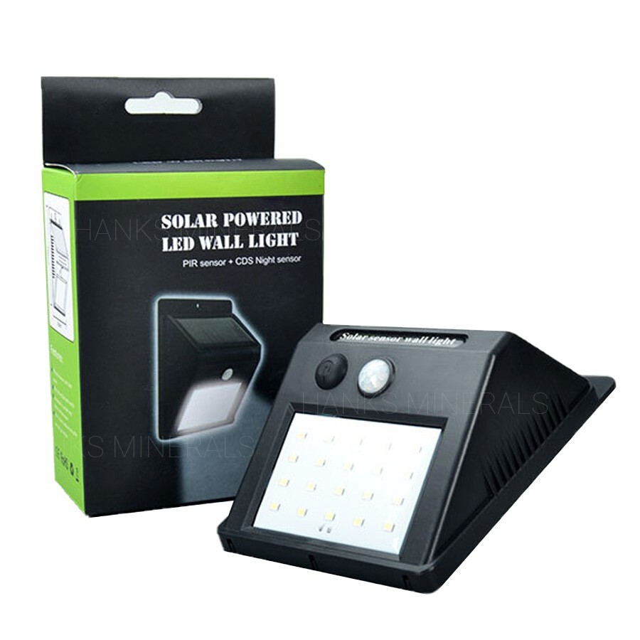 4x 20 LED Solar Power Wall Light Waterproof Outdoor PIR Motion Sensor Path Lamp gallery