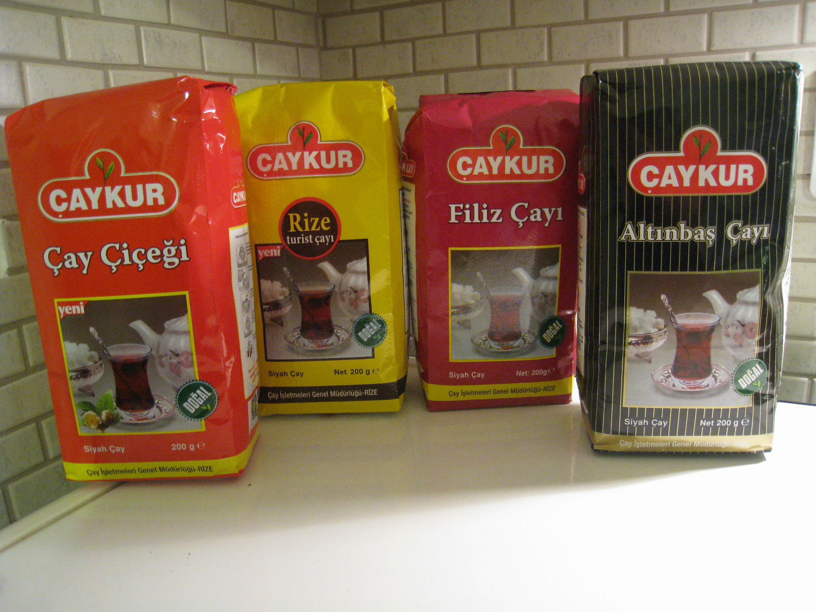 CAYKUR AUTHENTIC TURKISH BLACK TEA,Rize Tourist,Altinbaş,Filiz,Cay Cicegi 200gr. gallery