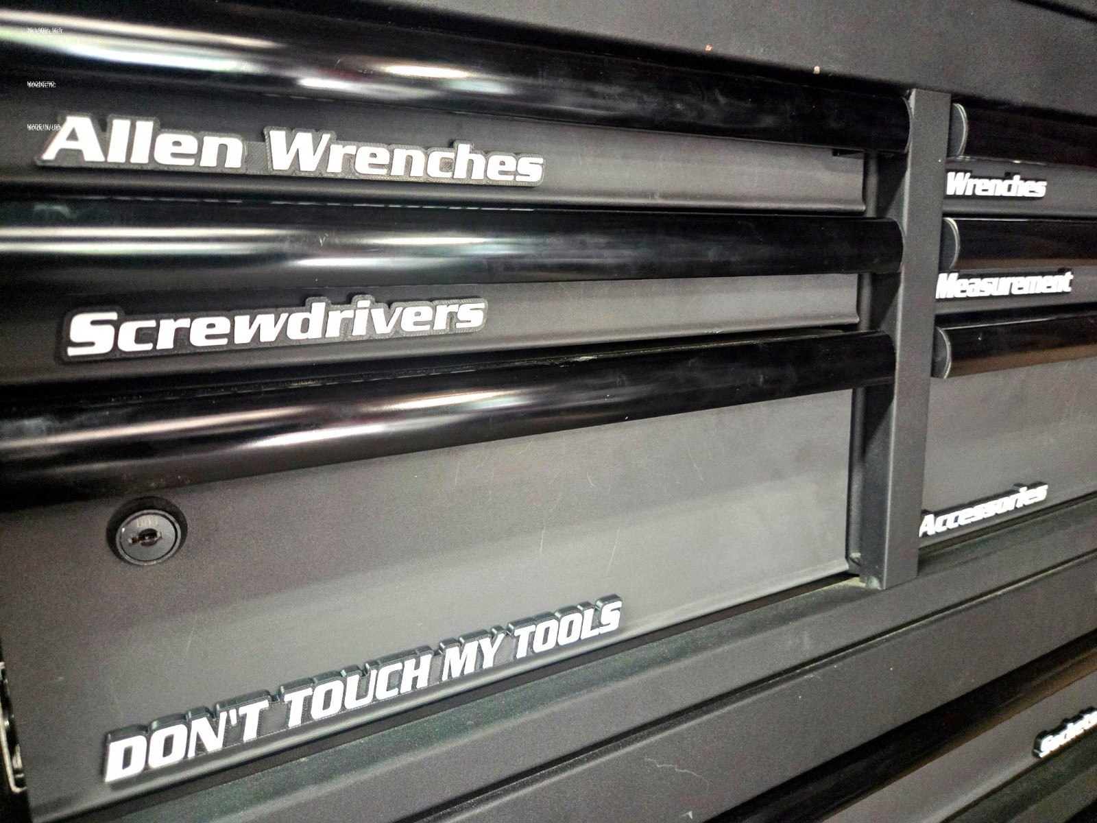Magnetic Tool Box Labels – Drawer Organizer Magnets – SAE Metric – Made in USA gallery