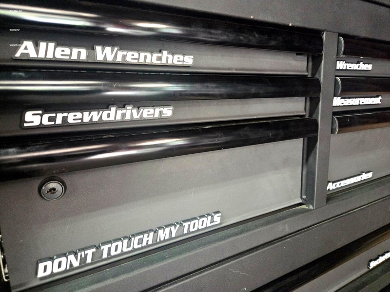 Magnetic Tool Box Labels – Drawer Organizer Magnets – SAE Metric – Made in USA gallery