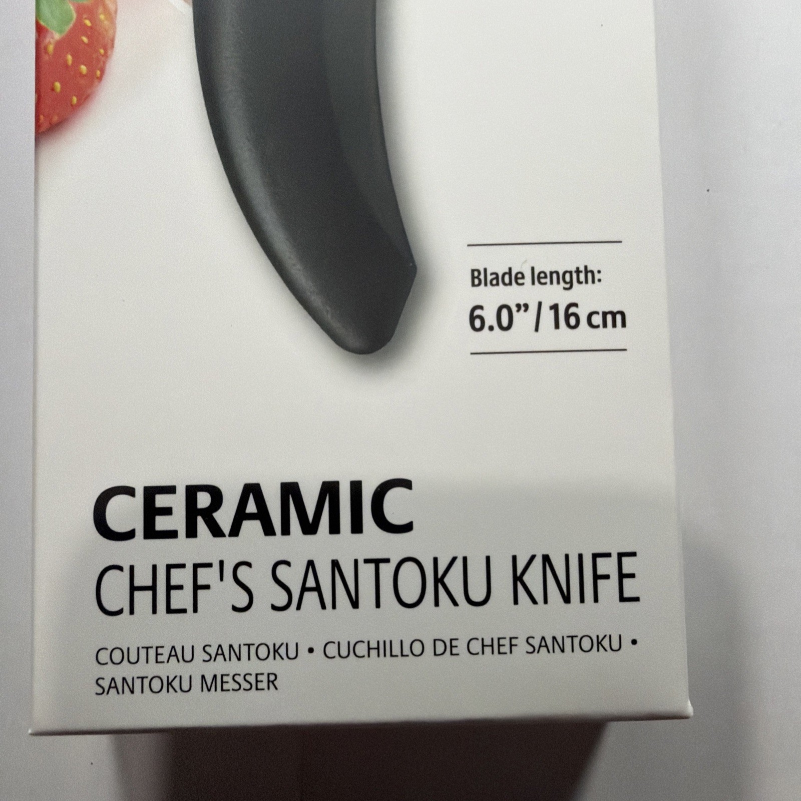 Kyocera Ceramic Chef’s Santoku Knife, 6" New Sealed Free Shipping gallery