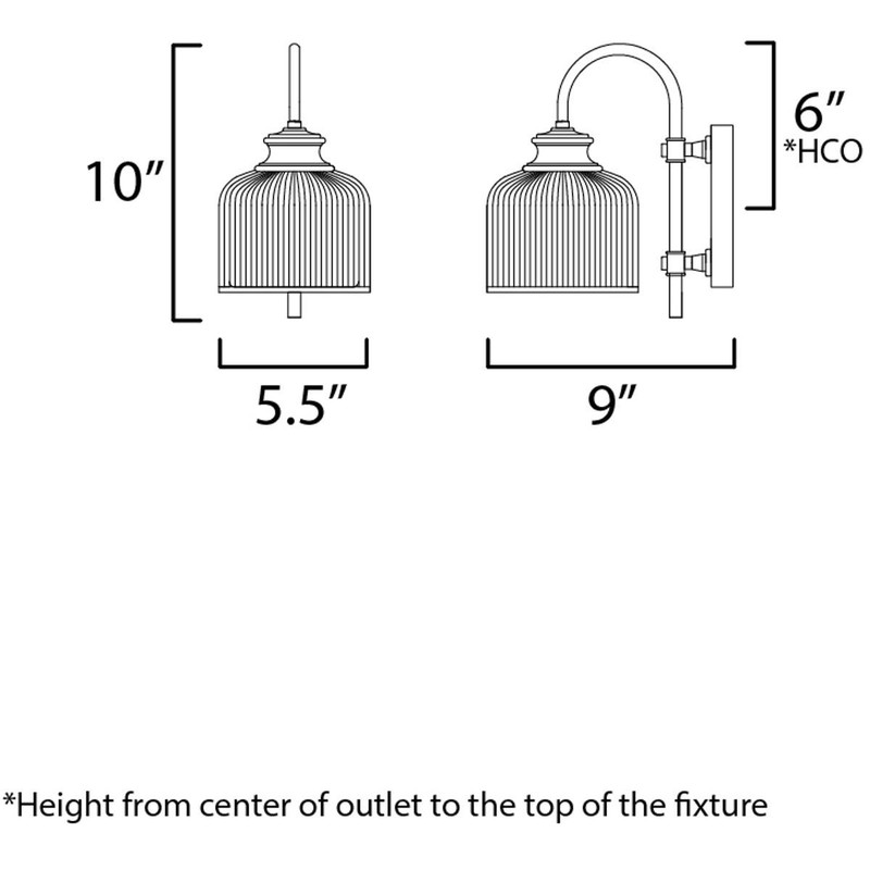 Maxim Lighting 21491WTPN Bisque Wall Sconce Polished Nickel gallery