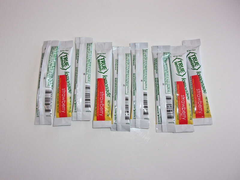 True Lemon Strawberry Lemonade Stevia Sweetened, On-The-Go, 10 Packets gallery