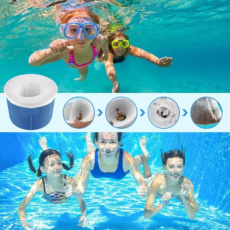 30Pcs Pool Skimmer Socks Filter Replacement Savers for Basket Swimming Pool USA gallery